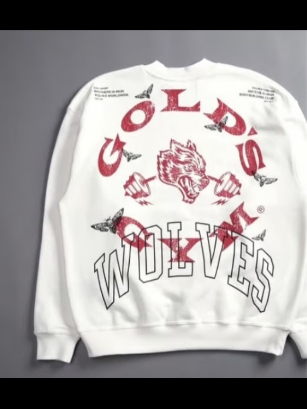 EXCLUSIVE Darc Sport v Golds Gym | Crew neck sweatshirt sweater 1 of 1 Sample